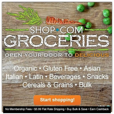REGISTER for SHOP.COM Groceries!